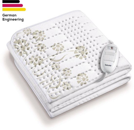 Beurer TS 23 Elektrische Deken 150x80 cm Wit/Print - Beurer - €34,99