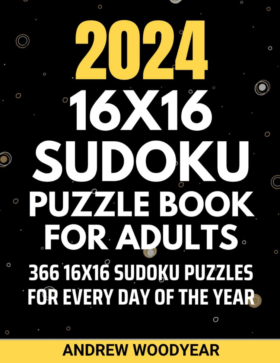 Grote 16x16 Sudoku Puzzelboek 2024 voor Volwassenen: 366 Dagelijkse Uitdagingen