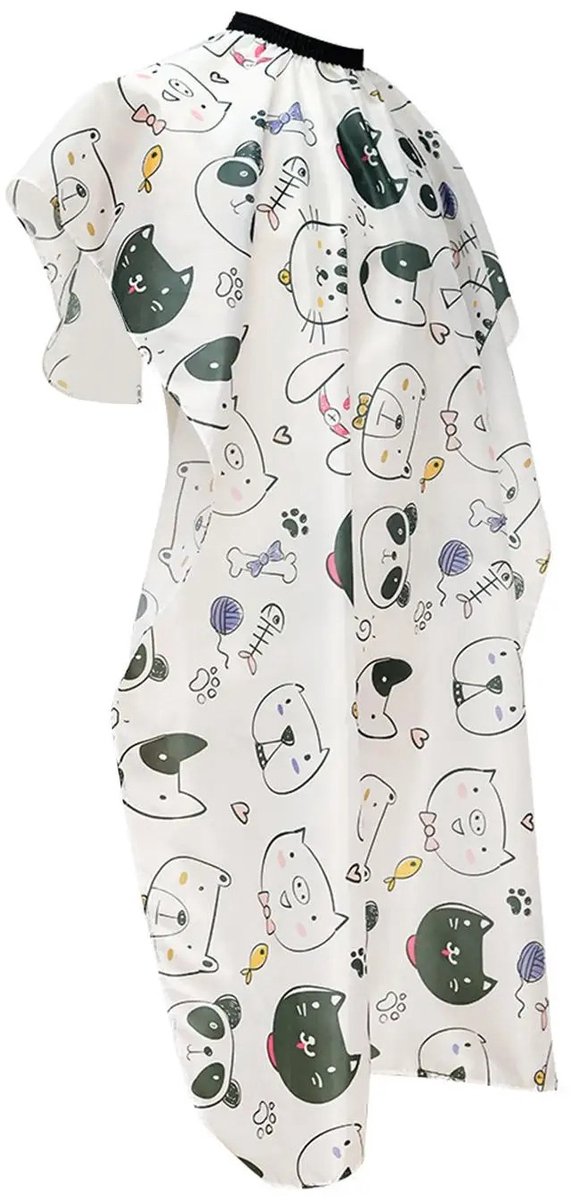 Kapmantel - Kappersmantel - Kappersschort Waterproof - Kinderen - Kat