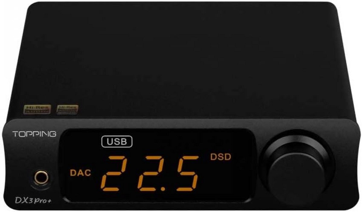 Hoofdtelefoonversterker en DAC met Bluetooth 5.0, aptX HD en LDAC