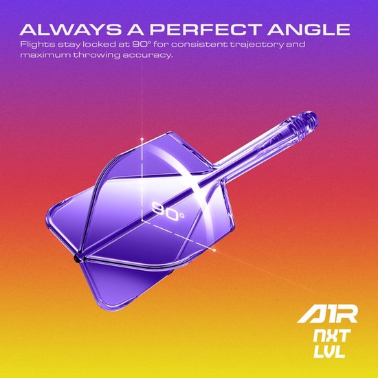 GOAT Air Neon Purple NO6 - Dart Flights van GOAT — afbeelding 5