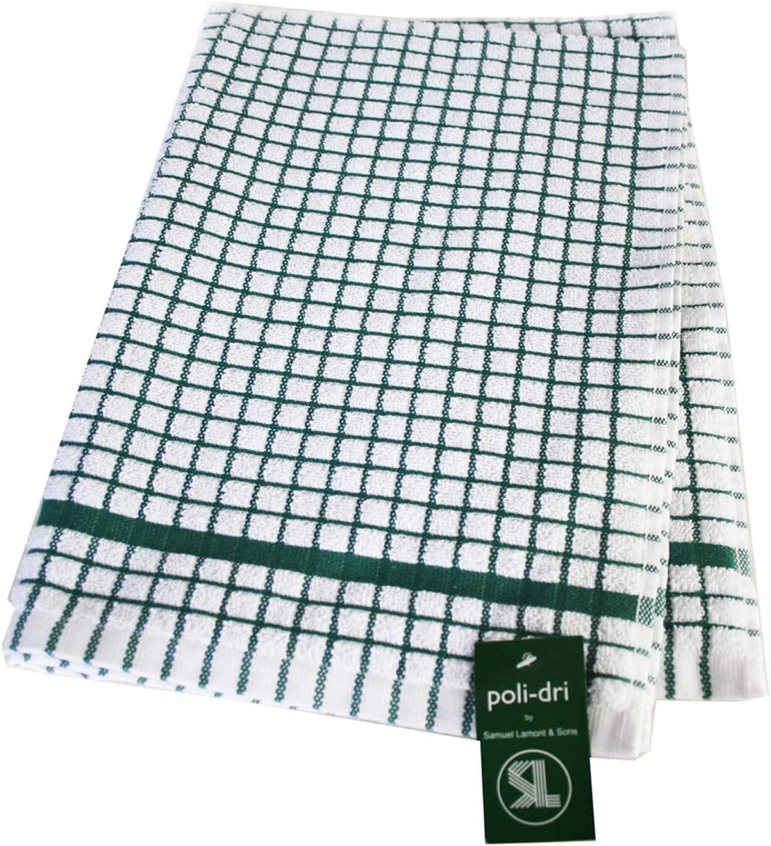 Ultra-Absorberende Groene Keukendoek 50x70 cm - 100% Zacht Katoen