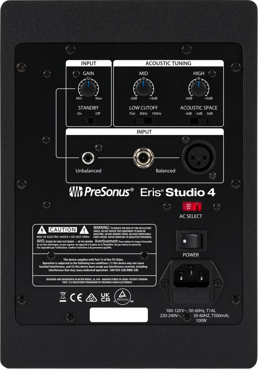 Presonus Eris Studio 4 - Actieve Studiomonitoren