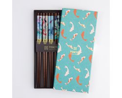 Tokyo Design Studio - Kawaii Ramenkom Fuku Cat Neko - Blauw - 1000 ml - Ø 20,7 cm - Japans Servies