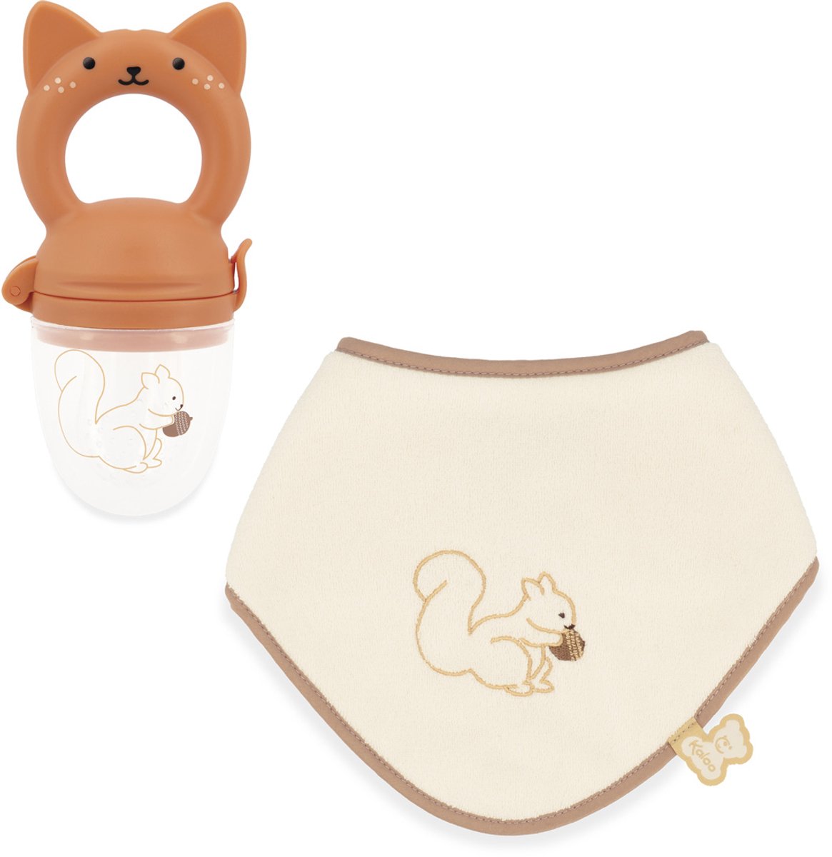 Kaloo Grignoti - Babygeschenkset - Slabbetje - Sabbelaar