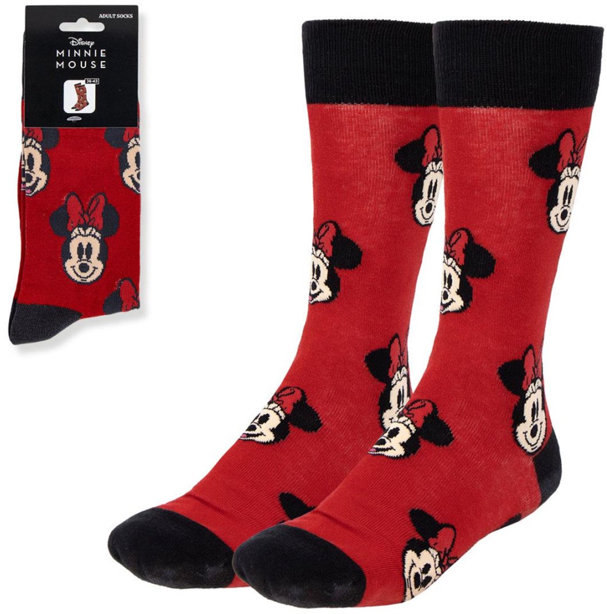 Cerdá life's little moments Disney Socks Minnie Face Red 36-43 Footwear
