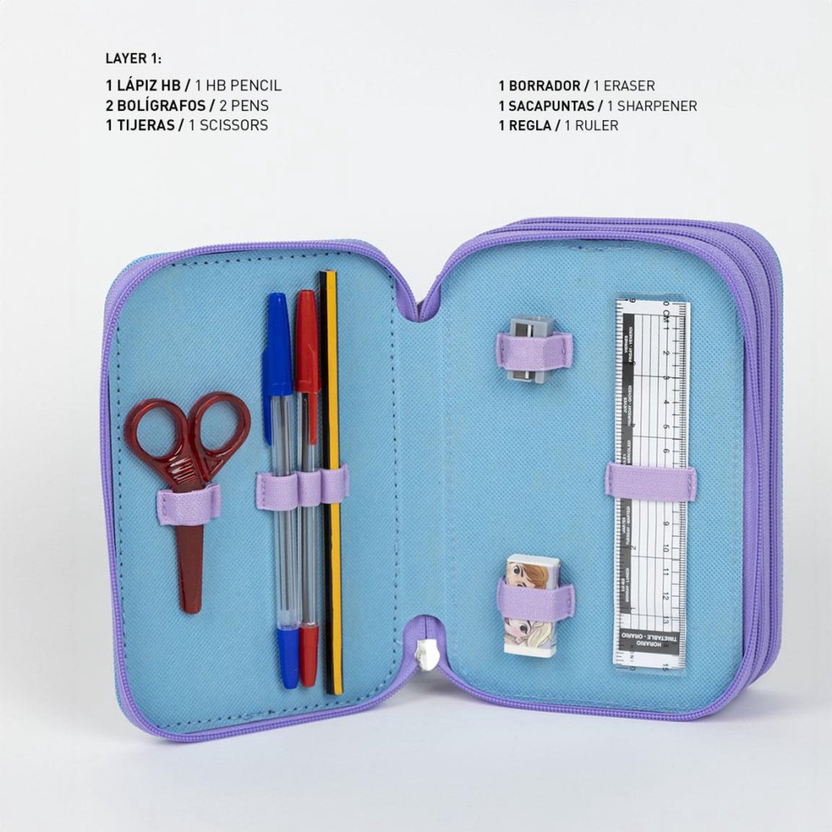 Disney Frozen Tekenen Knutselen Etui Meisjes - 44 Stuks — afbeelding 5