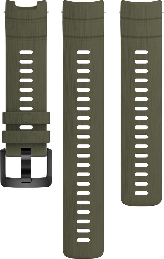 Polar Siliconen Bandje Groen 22mm S/L