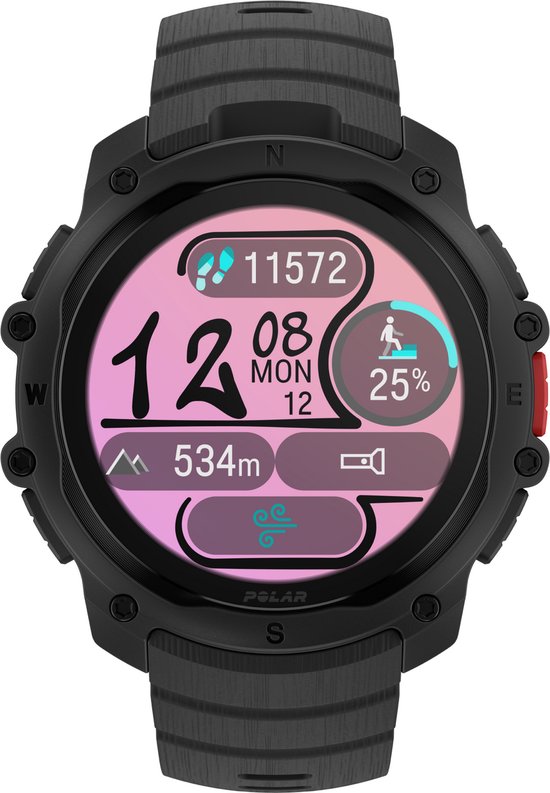 Montre De Sport GPS Polar Street X – Hybride, Cardio Poignet, étanche 50m, 170 Sports, Autonomie 10 Jours