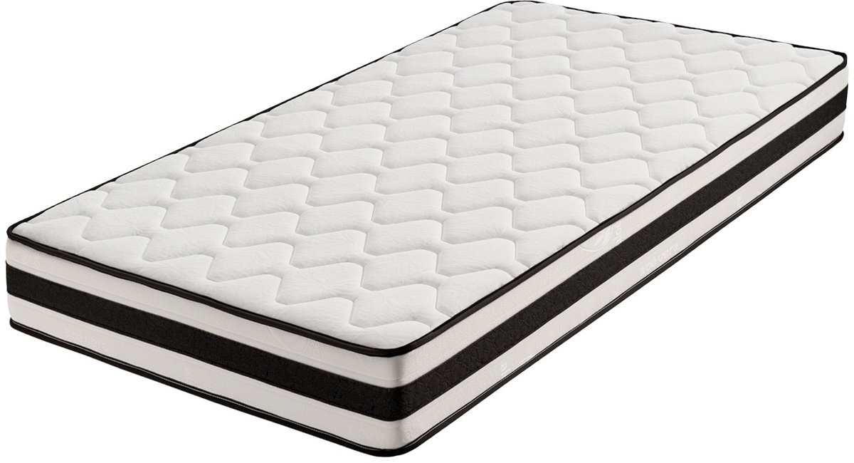 Maxim Viscosoft Matras - 90 x 200 cm - Viscosoft - Wit - Medium en Hoge Hardheid - Ergonomisch en Duurzaam