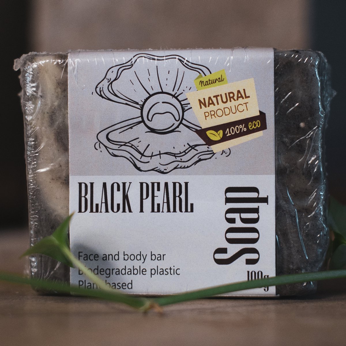 Hansé Pomba - Black Pearl - Zeep - 100% ECO - Scrub - Suriname
