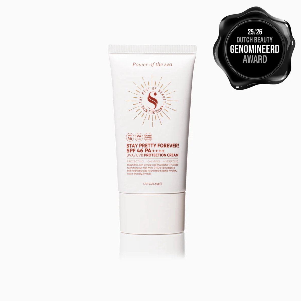 Skin for Skin - zonnebrand dagcreme - Stay Pretty Forever! - spf dagcreme - zon beschermende dagcreme - 50 gram