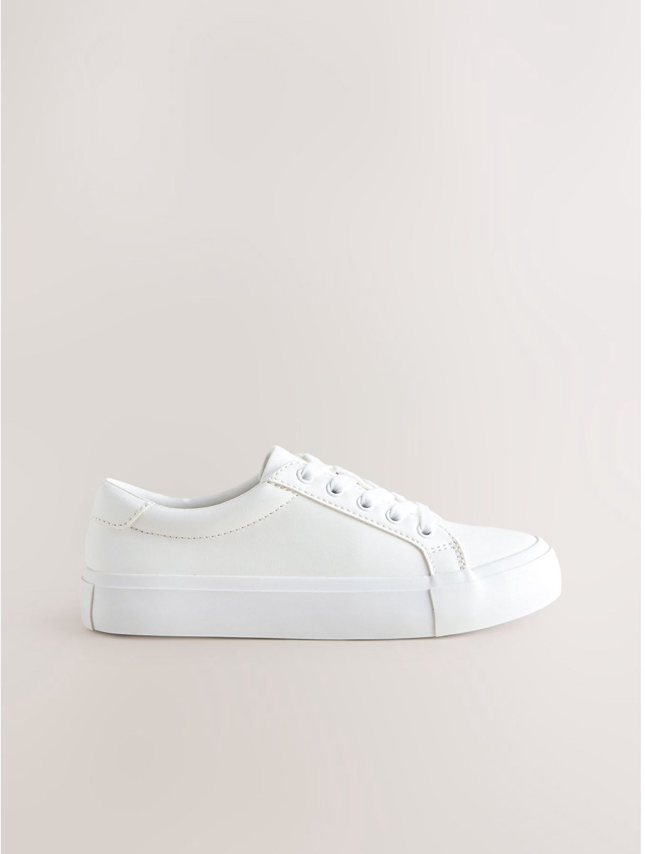 Next - Jongens - Nette sneakers met veters - Wit