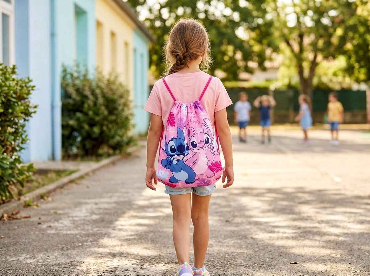 Disney Stitch Gymtas - Sporttas - Rugzak - Rugtas - Schooltas - Gymtas Jongen - Gymtas Meisje — afbeelding 3