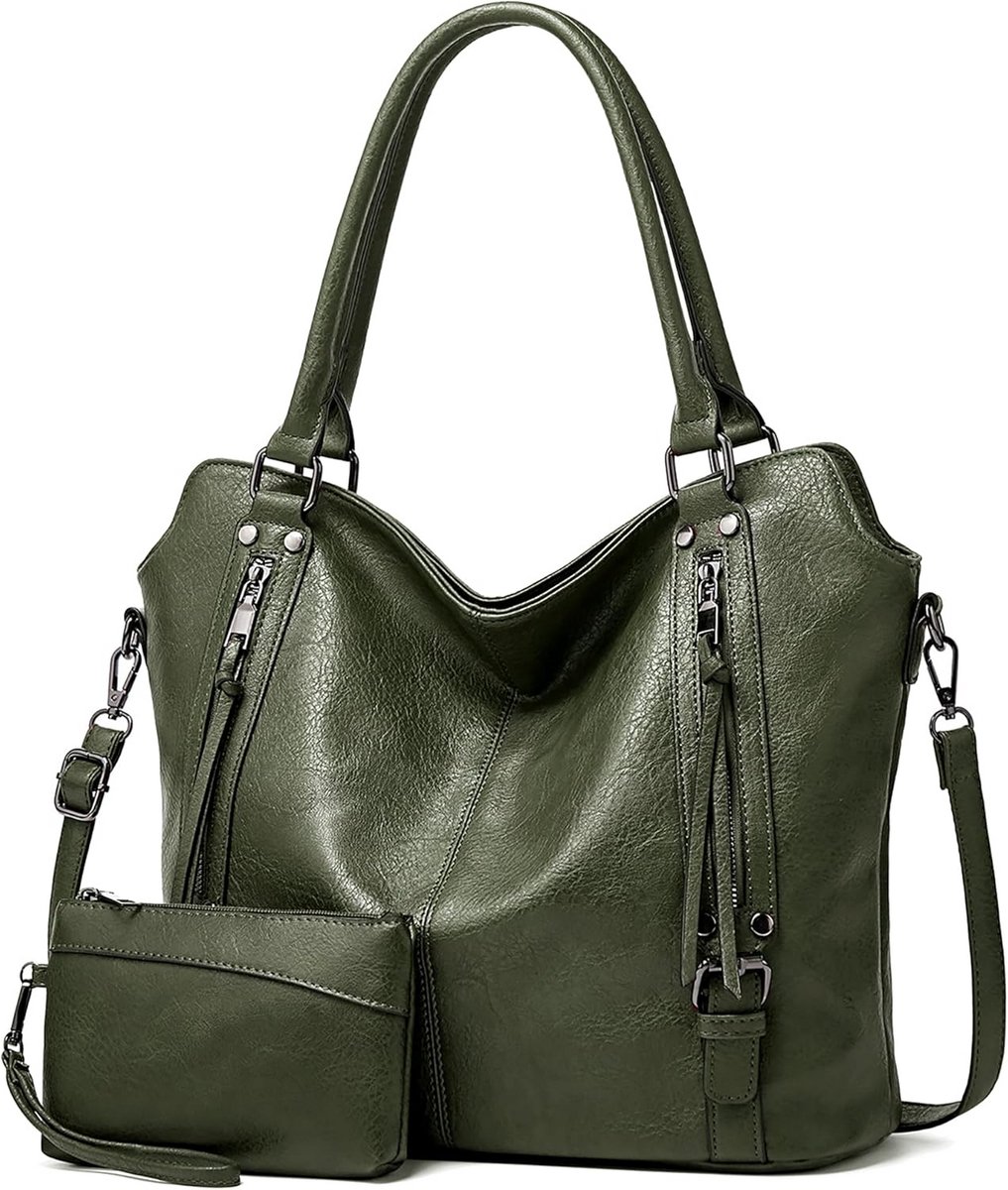 Luxe Dames Handbag Set - Elegante Schoudertas en Crossbody Tas voor Dames - Grote Shopper