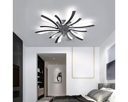 Draaibare Plafondventilator met Dimbaar LED Plafondlamp - 3 Kleurtemperaturen & Afstandsbediening