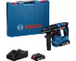 Bosch Professional GBH 18V-18 Accu boorhamer SDS-Plus 1,5J 18V 2.0Ah in koffer - 0611927001
