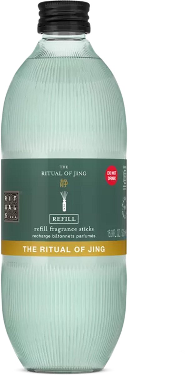 Rituals - Navulling voor Geurstokjes - 500 ml - Ritual of Jing - Zachte bloemengeur - Refill