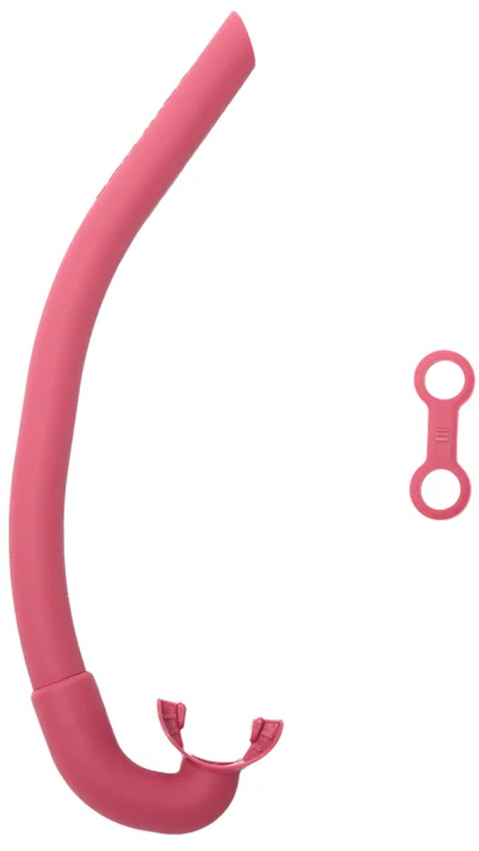 Agulhas Cepedianus Snorkel – Roze - Silicone Snorkel voor Snorkelen & Freediven – Flexibel, Duurzaam en met Vervangbaar Mondstuk