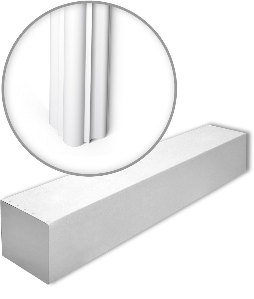 NMC WE2-box WALLSTYL Noel Marquet 1 doos 17 stukken Hoekbescherming modern design wit | 34 m