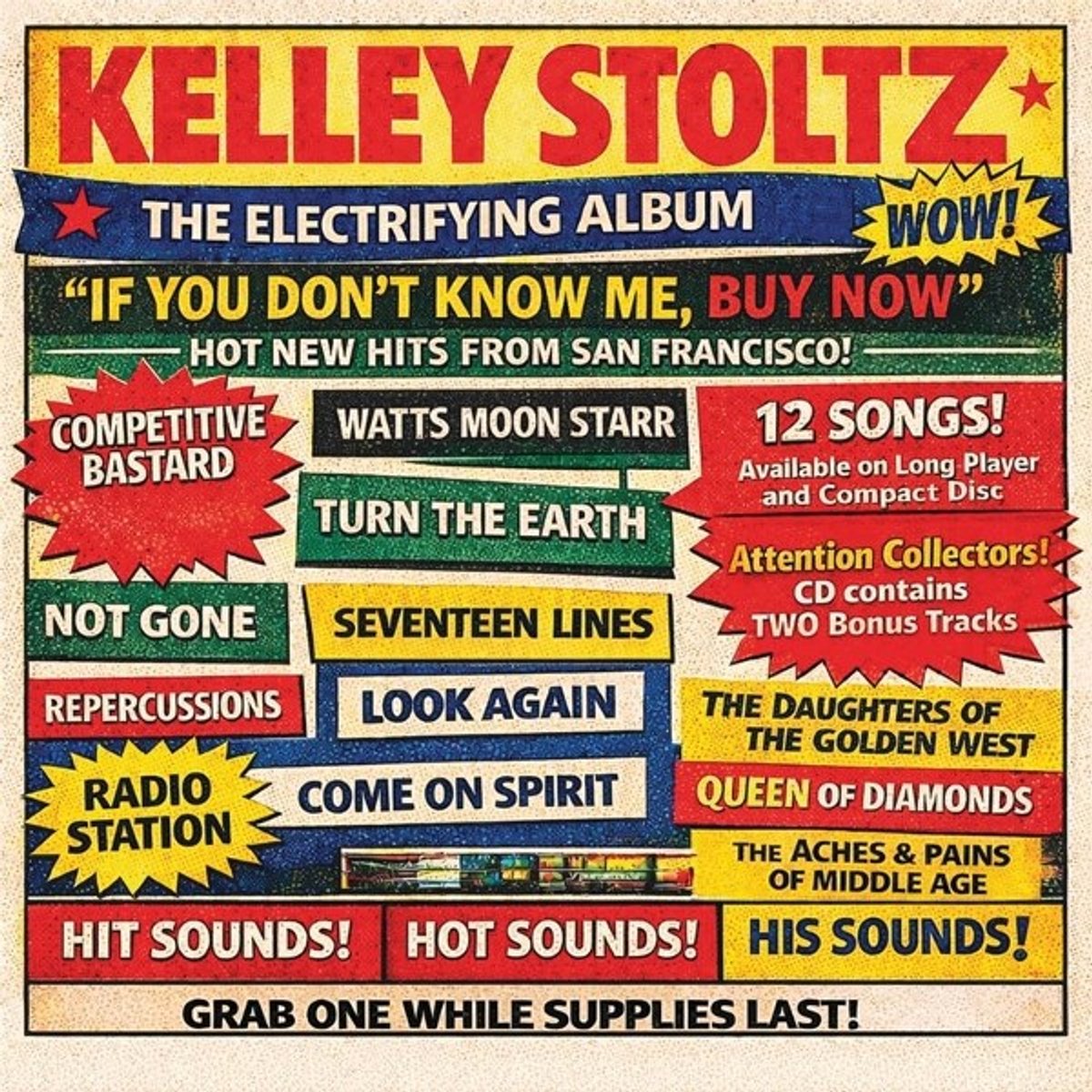Kelley Stoltz - If You Don't Know Me, Buy Now (LP) (Coloured Vinyl)