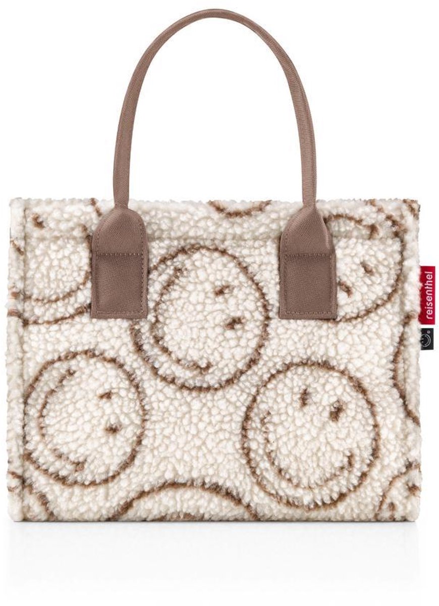 Reisenthel Daily Shopper XS Handtas - Shopper - 4L - Smiley® Teddy Chocolate Beige