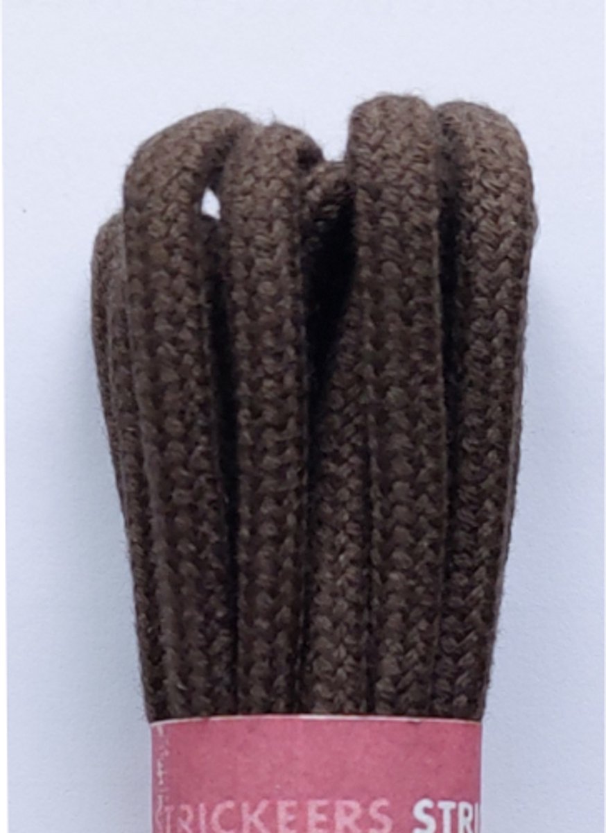 Strickers Veter - Donker Bruin - Extra Dik Rond - Lengte 120 cm - Dikte 4,5 mm - Schoenveter
