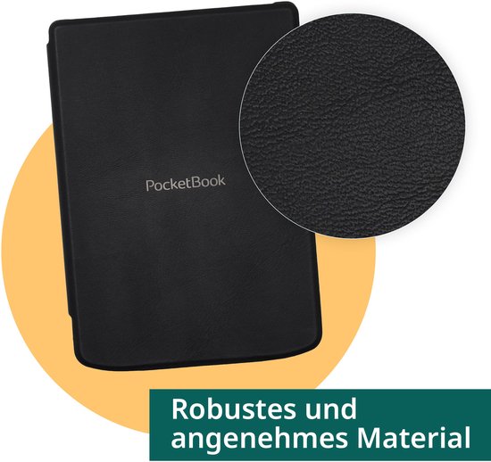 PocketBook Verse - E-reader - Bright Blue - Zwart met Elastiek Hoesje - Voordeelbundel van Merkloos — afbeelding 4