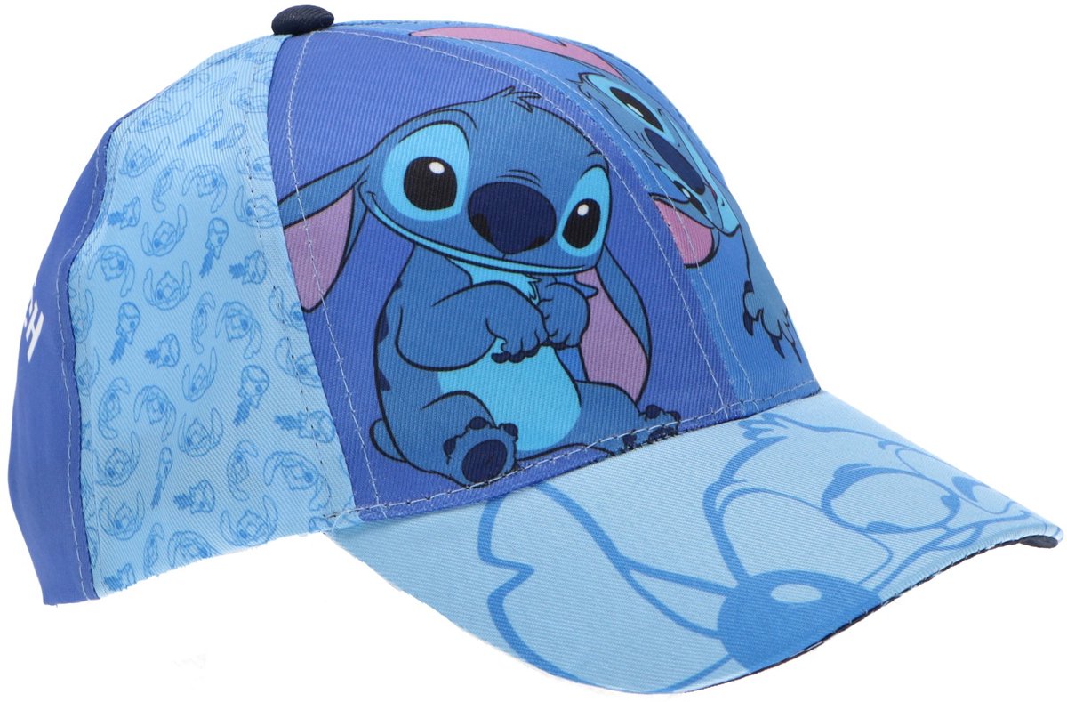 Stitch Pet Kinderen – Verstelbare Baseball Cap – Blauw – 52-55 cm
