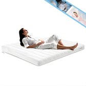 Maan matras® - Topper 160x200 - Surmatelas - Épaisseur 8 cm - Mousse froide HR - Déhoussable et lavable - Certifié CertiPUR® - Dureté Medium - Surmatelas