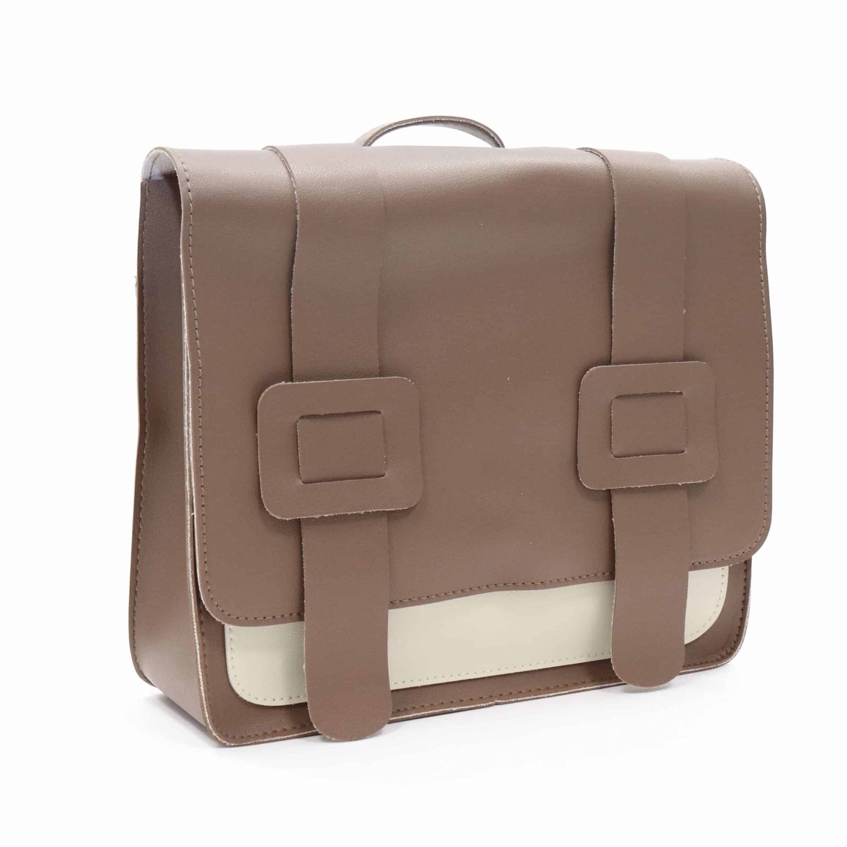 Yuko B | Rugzak - Bruin/Beige
