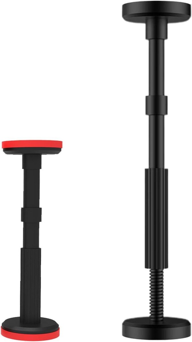 Meubelsteunstang - Verstelbare steun - Rampenpreventie - Anti-vibratie - 35 cm lengte - Zwart