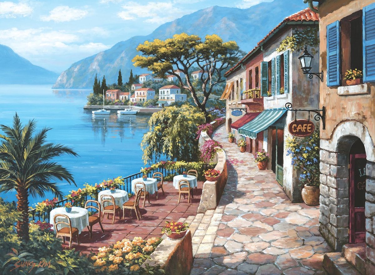Legpuzzel Strand - 1000 Stukjes Puzzel - Ontspannend Tijdverdrijf - Hoge Kwaliteit Karton - 48x66cm