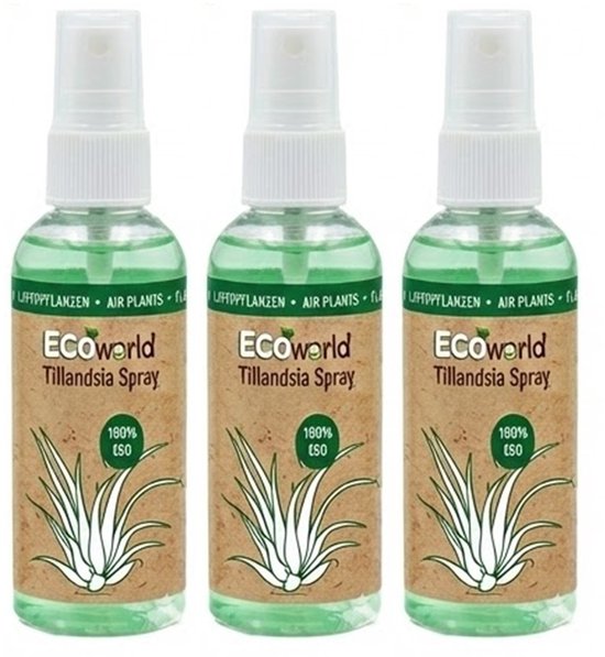 vdvelde.com - Tillandsia spray 3 stuks - Verzorgingsspray voor luchtplanten - Voedingsstoffen voor gezonde groei - Eenvoudig sprayen en klaar