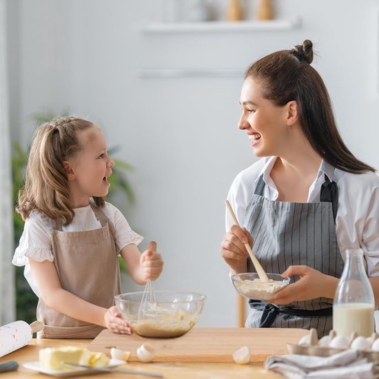 10 stuks houten kinderkookmessenset - Kinderkookspeelgoedset - Snijplank en messenset voor kinderen - Praktische keukengereedschappen voor peuters - Geschikt voor het snijden van groenten, fruit, salades en cake - Geschikt voor kleine chefs (2-6 jaar — afbeelding 2