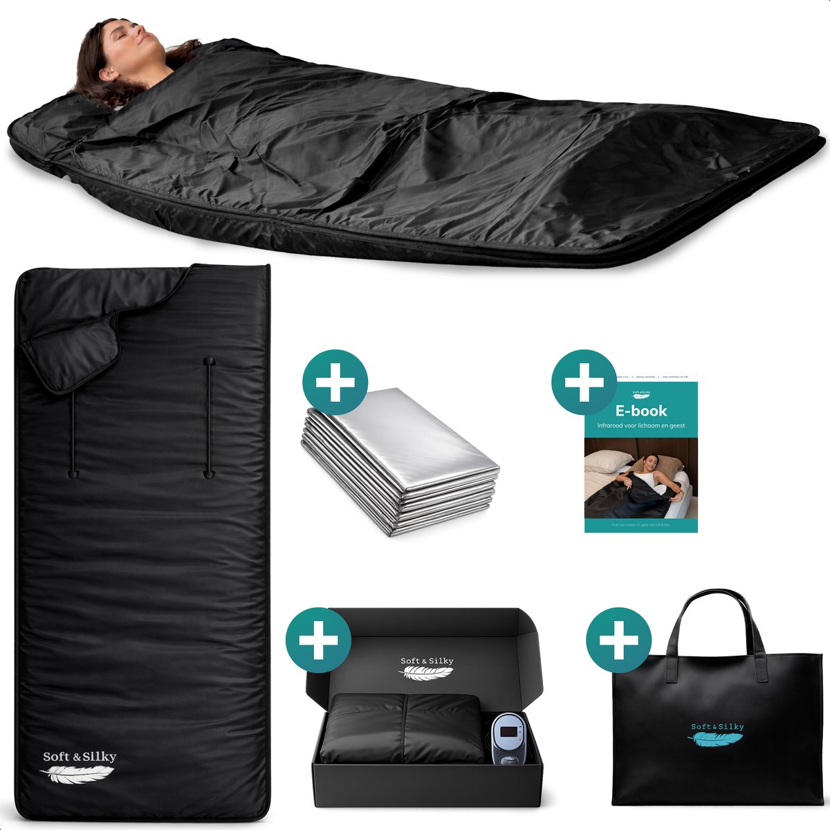 Soft & Silky Infrarood deken - Infrarood - Sauna - Paneel