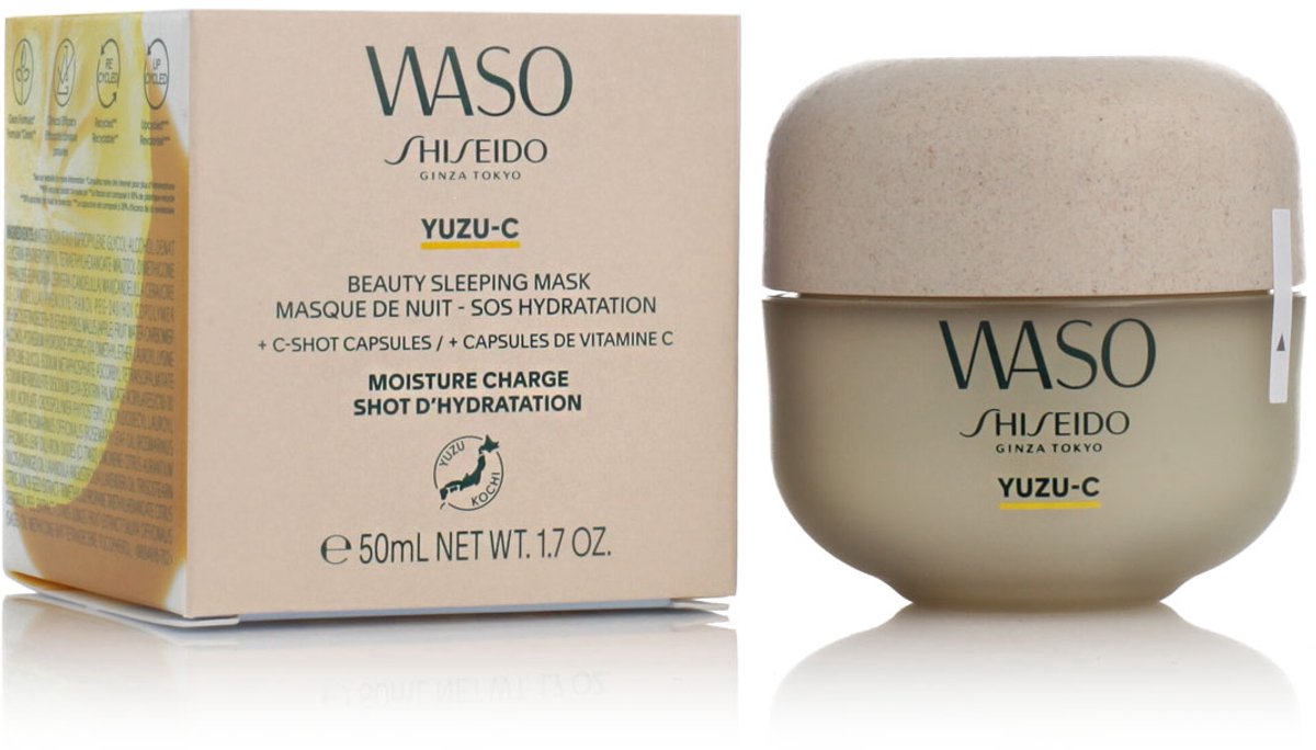 Shiseido Waso Yuzu-C Beauty Sleeping Mask Masker 50 ml