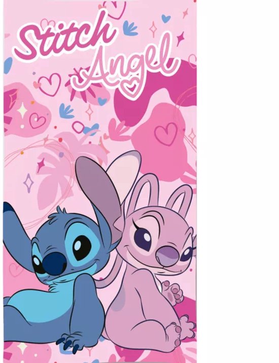 Disney - strandlaken - handdoek - Lilo & Stitch - sneldrogend - 70x140cm