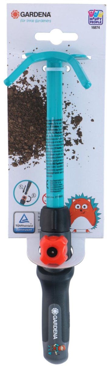 Gardena Combisystem Tuinhak. Junior . Werkbredte 5,5 cm. Staal.Turquoise/grijs van GARDENA — afbeelding 3