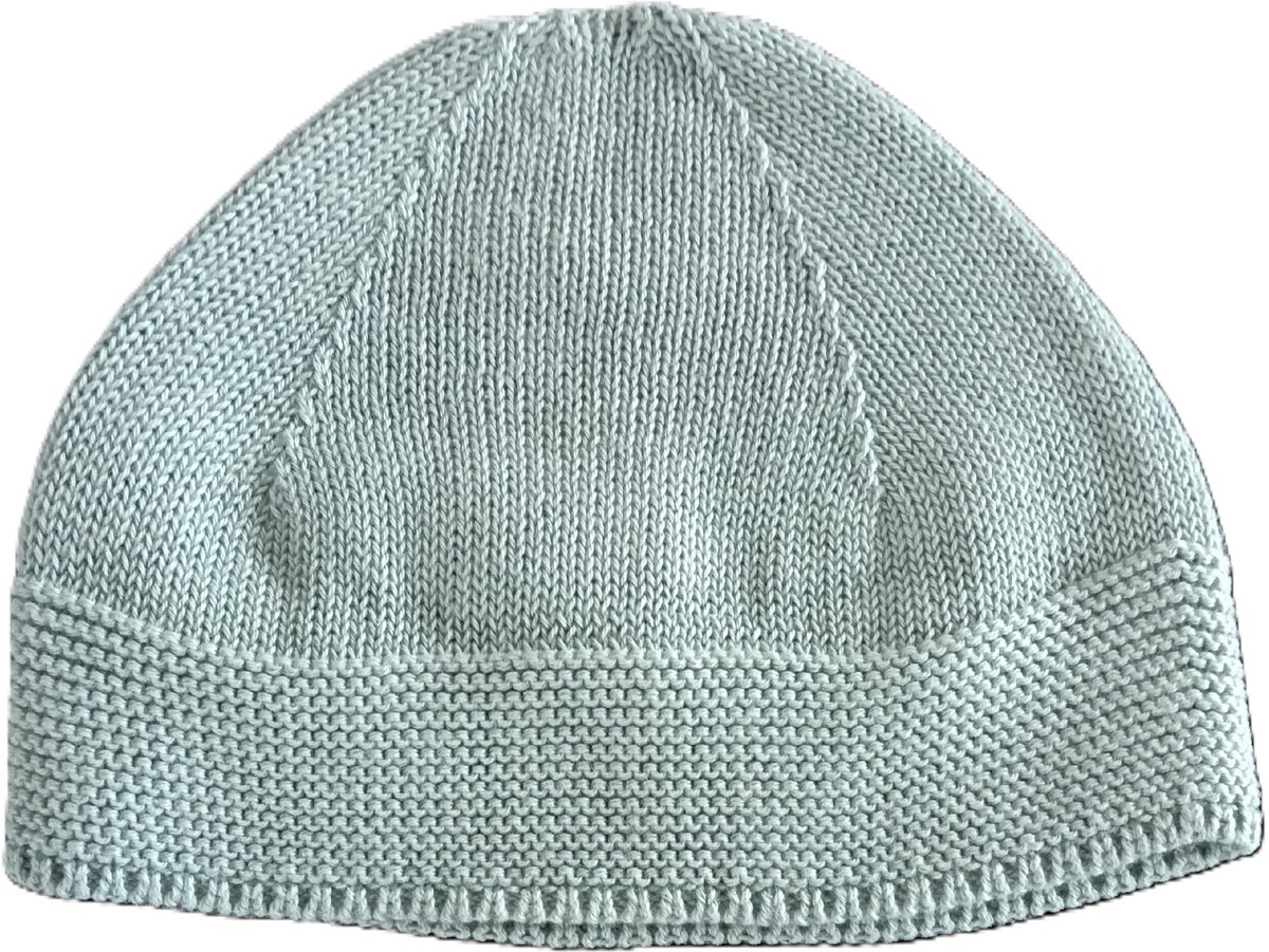 Mac Ilusion Mini Mooi babymutsje | V606-D| aqua / groen |organic katoen |0 maand | maat 50 | newborn