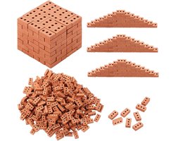 Miniatuur Bakstenen Set - Mini-simulatie Baksteen voor Modelbouw - 300 Stuks