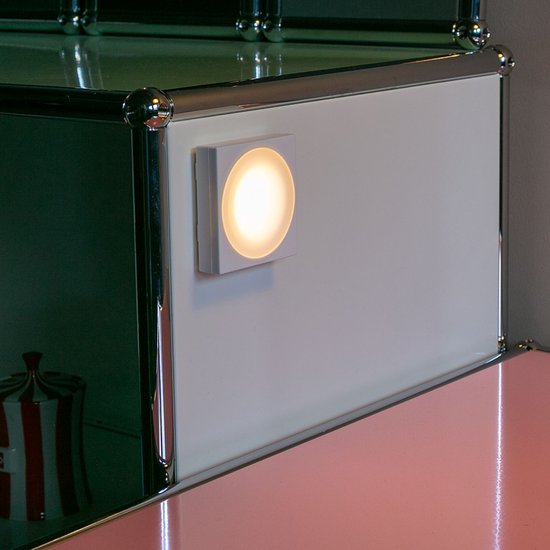 Unitec 4x Set LED Nachtlicht met Knop Kast Meubel Keuken Onderbouw Kleeflamp Licht van Merkloos — afbeelding 4