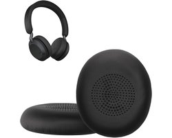 kwmobile 2x oorkussens geschikt voor Jabra Jabra Elite 45h / Evolve2 65 / Evolve2 40 - Earpads voor koptelefoon in zwart