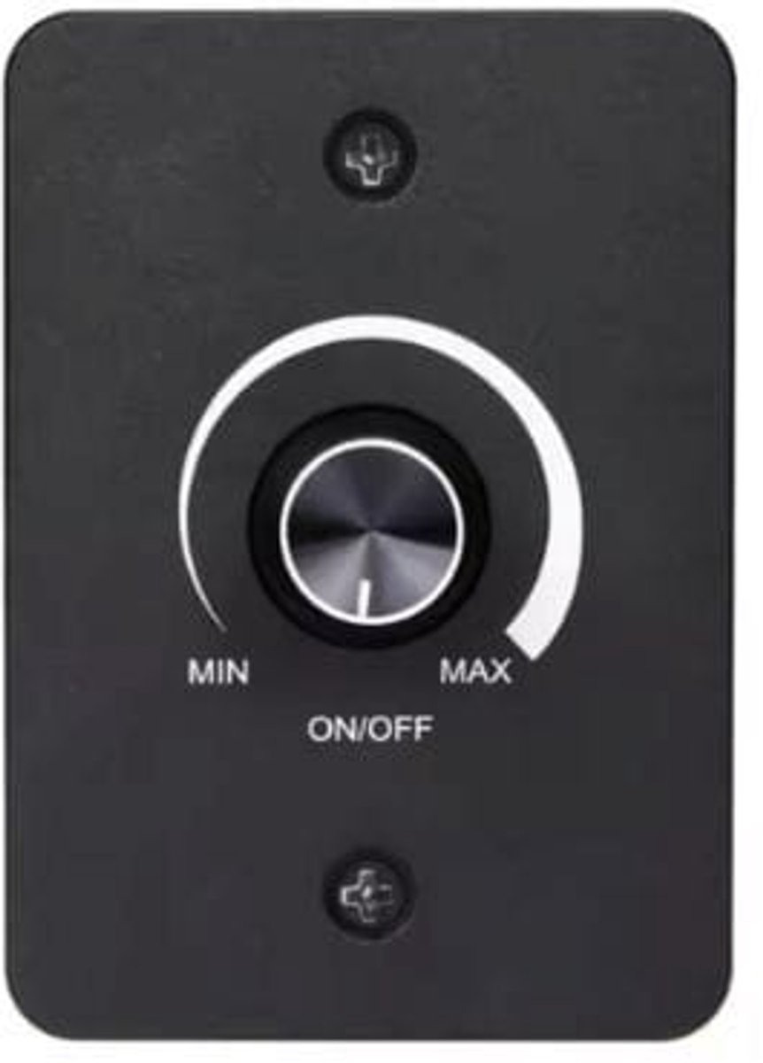 LED-dimmer 12V zwart aluminium