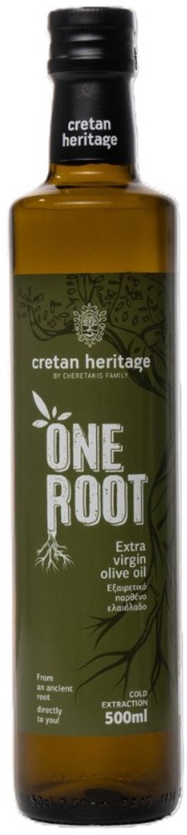 Cretan Heritage One Root Olijfolie 500 ml - Extra Vierge Kreta