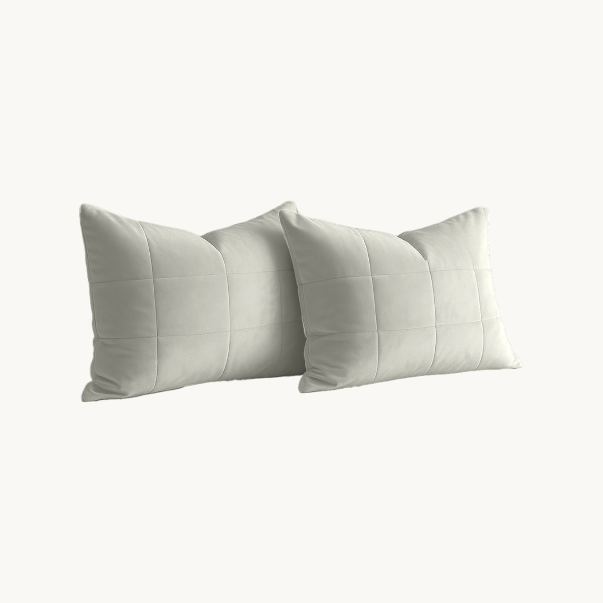 Y-NOT Kussenslopen Set - Vol & Gevoerd Velvet White - 60x70 cm - 2-pack - Zachte Kussenhoezen voor Comfortabele Nachtrust