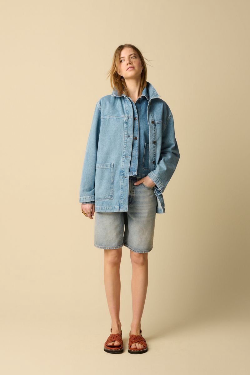 Sissy-Boy - Blauwe denim short