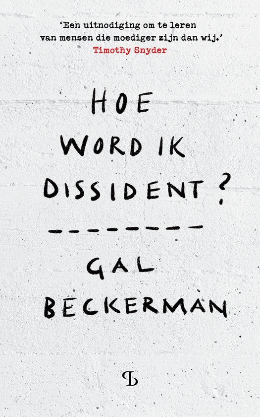Hoe word ik dissident? - cover