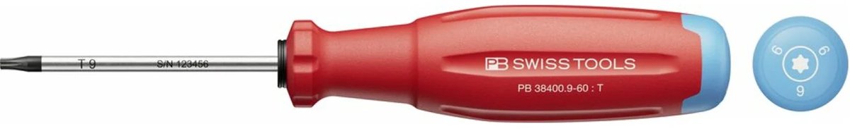 Schroevendraaier T9x 60mmSwissGrip EVO PB Swiss