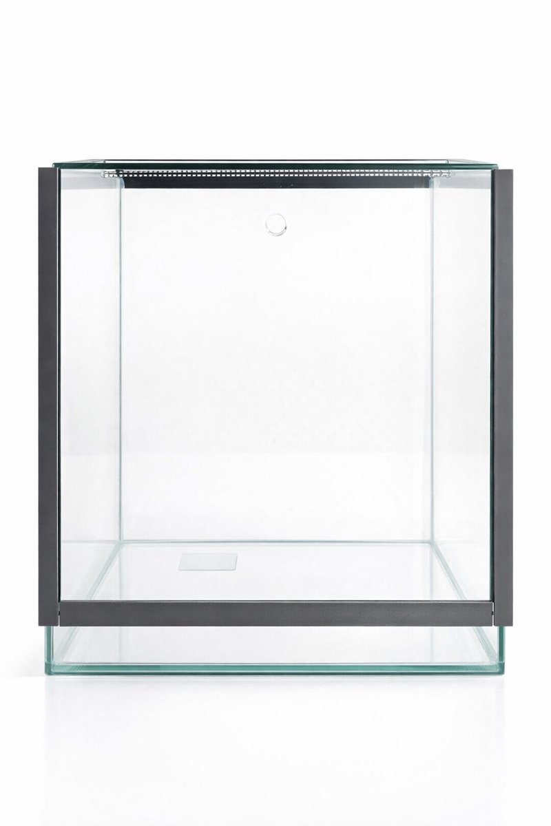 Terrarium 20x15x25 cm - Glazen Terrarium met Ventilatierooster - Voor Spinnen, Insecten en Jonge Reptielen - 7,5 Liter